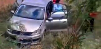 Accidente deja lesionados y daños en carretera a Monterrey