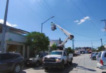Atendió Servicios Públicos reporte ciudadano con instalación de alumbrado en colonia Puerta del Sol