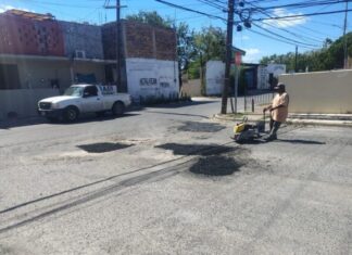 Rehabilitación Imparable: intensifica Alcalde Carlos Peña Ortiz trabajo de bacheo