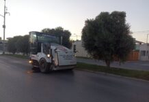 Realiza Municipio jornada de limpieza nocturna en bulevares Hidalgo y Las Fuentes, de Reynosa