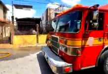 Bomberos acuden a incendio en vivienda en la zona Centro