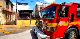 Bomberos acuden a incendio en vivienda en la zona Centro