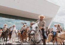 Beto Granados acude a Cabalgata de la Unidad por la soberanía y la transformación de México