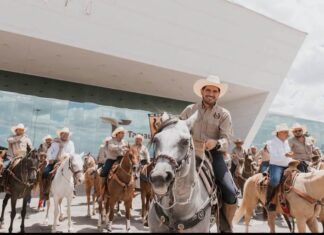 Beto Granados acude a Cabalgata de la Unidad por la soberanía y la transformación de México