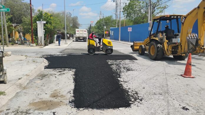 Mas bacheo en colonias