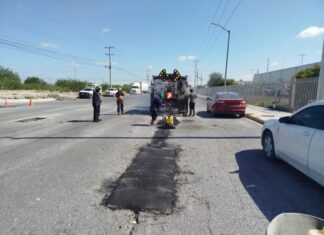 Rehabilitó Servicios Públicos calles de tres sectores de Reynosa