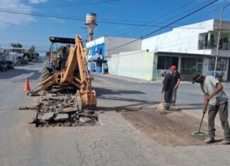 Atiende Gobierno de Reynosa limpieza, alumbrado, bacheo y suministro de agua en ejidos