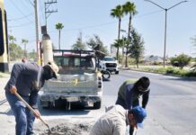 Instala COMAPA nuevos brocales en distintos sectores de la ciudad