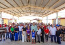 Llevó Carlos Peña Ortiz Programa de Subsidio del Agua a Rincón de las Flores