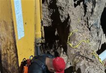 Reparó COMAPA fuga de agua potable en la colonia Santa Cecilia