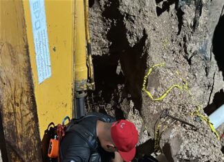 Reparó COMAPA fuga de agua potable en la colonia Santa Cecilia