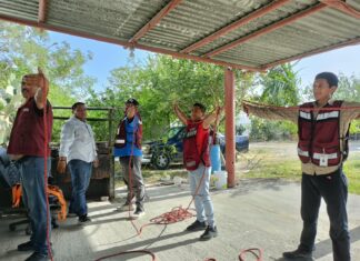 Capacitó COMAPA a personal de seguridad para reforzar la prevención de riesgos