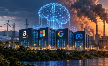 Amazon, Microsoft, Google y Meta elevan emisiones en plena carrera por la IA