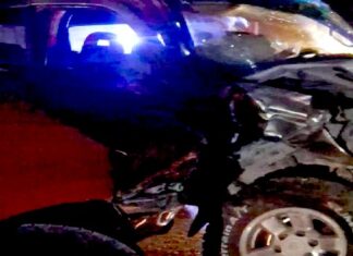 Accidente deja lesionados y daños en apartada colonia