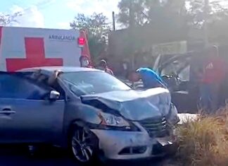 Accidente vial deja personas lesionadas y daños en la J.L. Portillo