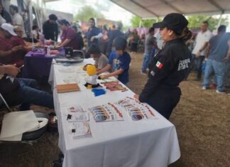 Acerca Guardia Estatal sus servicios a las familias de Jiménez a través de la Brigada Transformando Familias