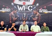 Alcalde Carlos Peña Ortiz invita a función de artes marciales mixtas WFC