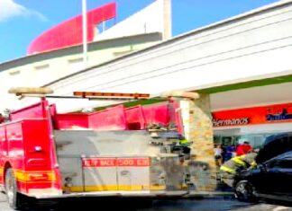Conato de incendio en unidad deja daños materiales
