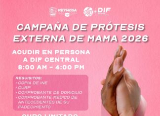 Acompaña DIF-Reynosa a mujeres con campaña de prótesis externa de mama