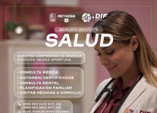 Atiende DIF-Reynosa con servicios médicos gratuitos para toda la familia