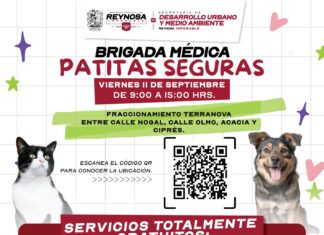 Llevará Gobierno de Carlos Peña Ortiz Brigada Médica Patitas Seguras al Fraccionamiento Terranova