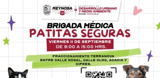 Llevará Gobierno de Carlos Peña Ortiz Brigada Médica Patitas Seguras al Fraccionamiento Terranova