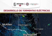 Aviso de tormenta repentina en Reynosa