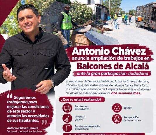 Antonio Chávez anuncia ampliación de trabajos en Balcones de Alcalá ante la gran participación ciudadana