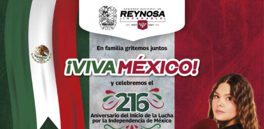 Celebrará Reynosa el 216 Aniversario de la Independencia con concierto gratuito de Yuridia