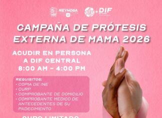 Invita DIF-Reynosa a mujeres a registrarse en la Campaña de Prótesis Externa de Mama