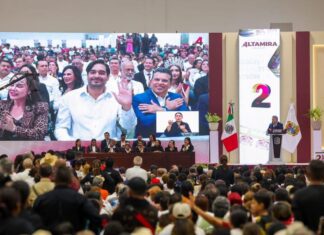 Felicitó Carlos Peña Ortiz a Armando Martínez por su Segundo Informe en Altamira