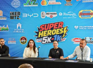 Promueve Gobierno de Reynosa Carrera Super Héroes 5K y 1K en el Polideportivo
