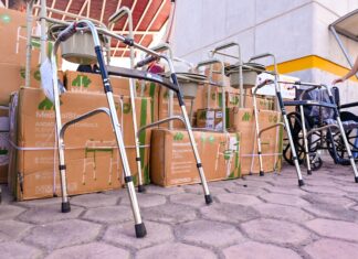 Recibe DIF-Reynosa donación de aparatos funcionales de CEDIS OXXO