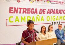 Comparte David Albores la alegría de volver a escuchar con apoyo de DIF Reynosa