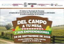 Invita Carlos Peña Ortiz a “Del Campo a tu Mesa y sus Emprendedores” este sábado en la Plaza Principa