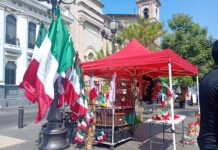 Comerciantes de artículos patrios confían en tener buenas ventas