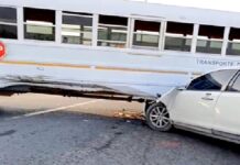 Otra de transporte público deja lesionados y daños