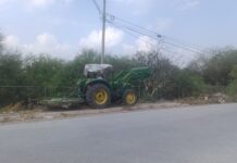 Realizó Servicios Públicos limpieza en calle principal de Riveras del Aeropuerto