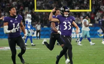 Victoria de último momento: Baltimore Ravens apaga a Dallas Cowboys en la última jugada del partido
