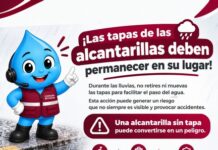 Llama COMAPA a ciudadanía a no retirar tapas de alcantarillas