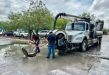 Mantiene Gobierno de Reynosa acciones permanentes de limpieza y desazolve