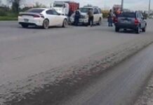 Accidente deja una persona lesionada en carretera San Fernando-Reynosa