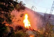 Bomberos sofocan incendio en pastizal que dejo solo daños