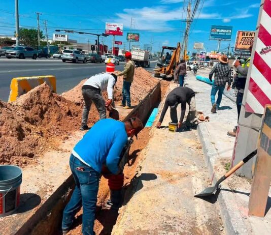 Mejora Gobierno de Reynosa infraestructura hidráulica con sustitución de tubería