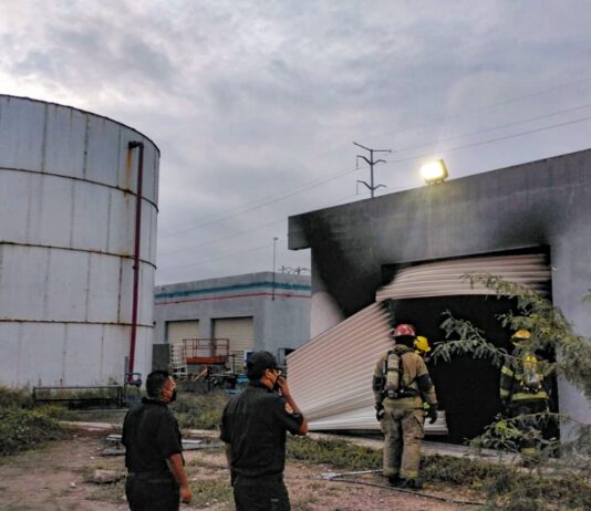 Protección Civil y Bomberos atendió el reporte de incendio