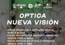 Apoya DIF-Reynosa la economía familiar con descuentos en lentes