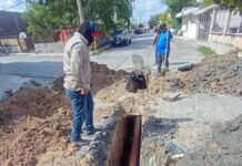 Rehabilita COMAPA red de drenaje sanitario en la colonia García Rojas