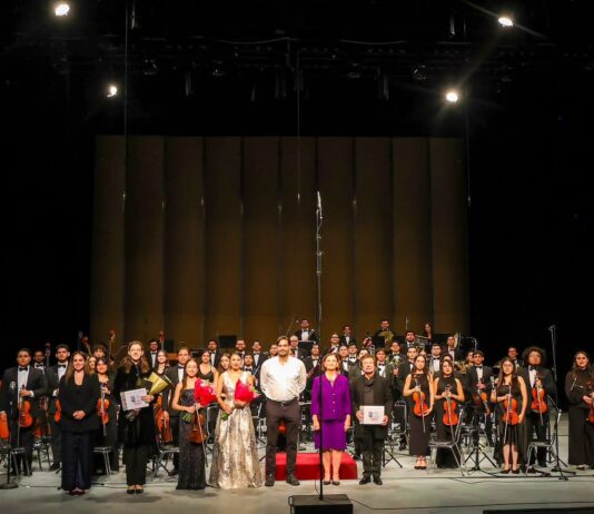 Reconoció Gobierno de Reynosa a talentos del concierto de la Orquesta Sinfónica Nacional Juvenil de México