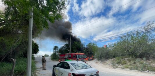 Atiende Gobierno de Reynosa quema de residuos en la colonia Roma