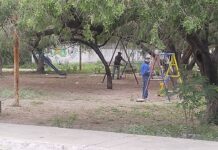 Reparó Servicios Públicos juegos infantiles en la colonia Vamos Tamaulipas